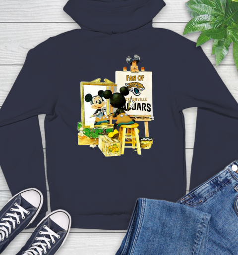 NFL Football Jacksonville Jaguars Mickey Drawing Shirt 15