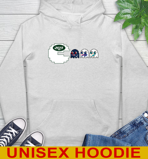 New York Jets NFL Football Pac Man Champion Hoodie