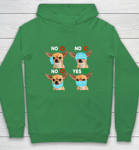 Funny Quarantined Chihuahua Dog How To Wear Mask Gift Hoodie 5