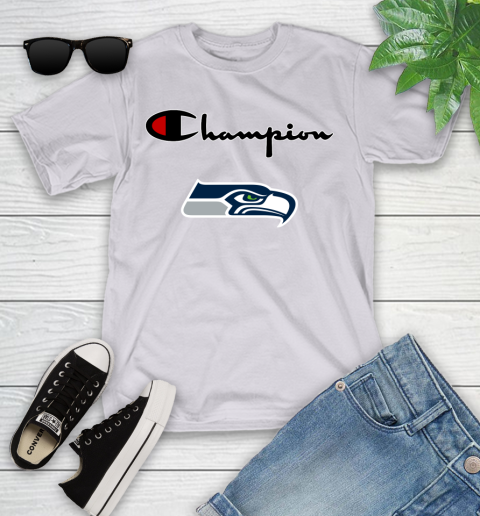 NFL Football Seattle Seahawks Champion Shirt Youth T-Shirt 2