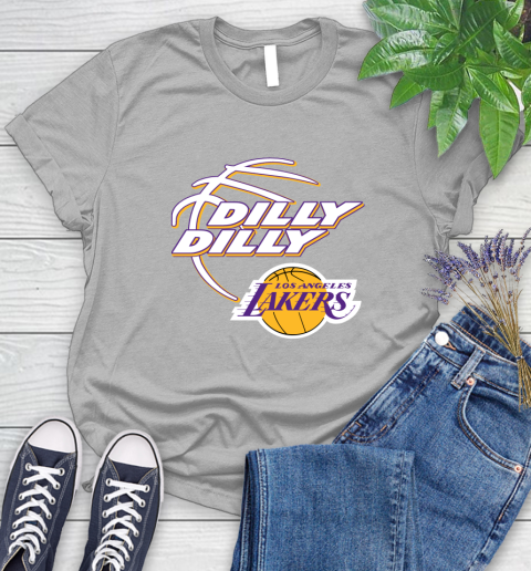 NBA Los Angeles Lakers Dilly Dilly Basketball Sports Women's T-Shirt 5
