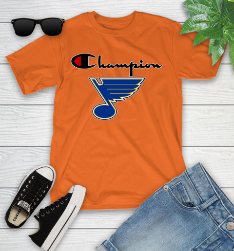 NHL Hockey St.Louis Blues Champion Shirt Youth T-Shirt 4