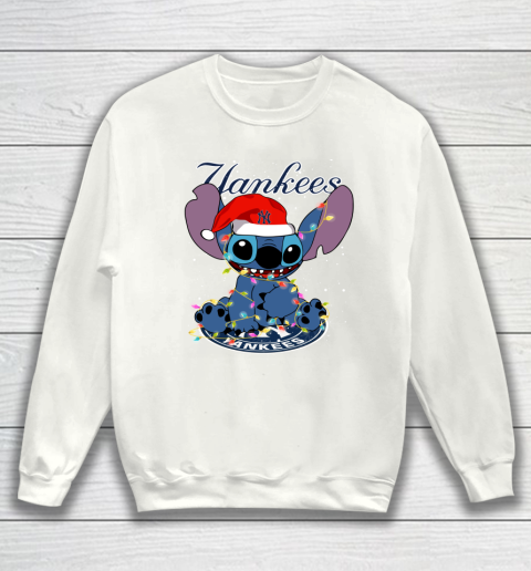 New York Yankees MLB noel stitch Baseball Christmas Sweatshirt