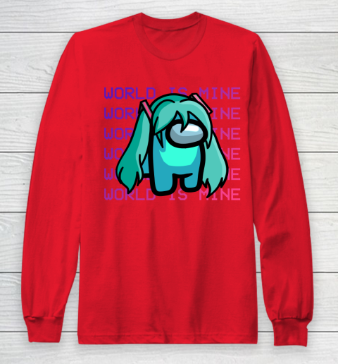 Among Us Shirt Hatsune Miku Imposter Long Sleeve T-Shirt 7