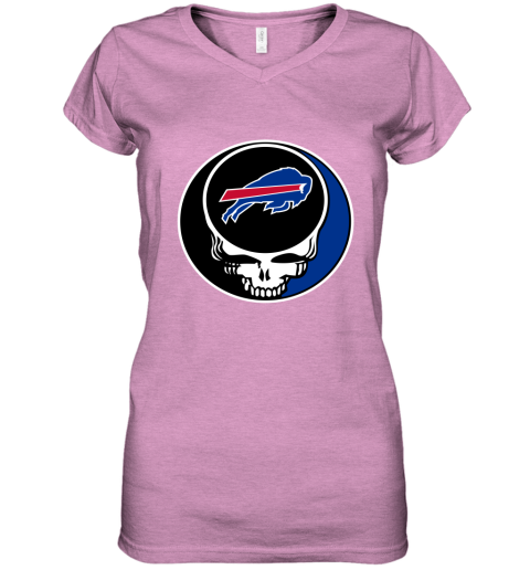 NFL Buffalo Bills Grateful Dead Rock Band Football Sports Rqvr3oGPFUz women v neck t shirt 39 95 151514 front heather radiant orchid