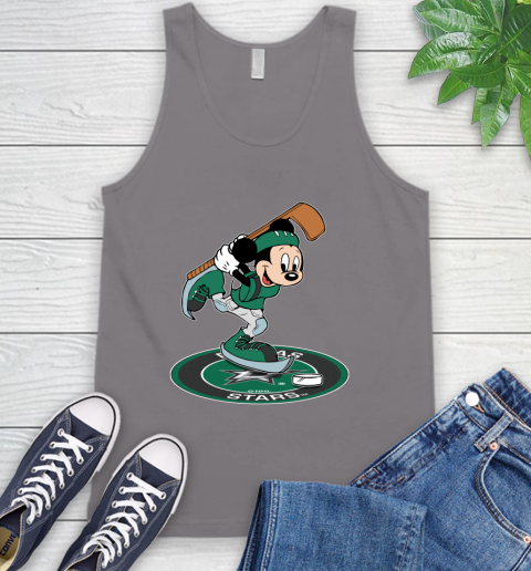 NHL Hockey Dallas Stars Cheerful Mickey Disney Shirt Tank Top 7