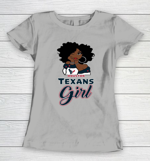 Houston Texans Girl NFL Women's T-Shirt 11