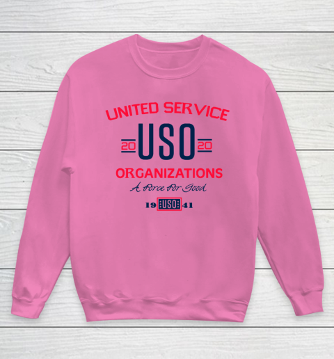 USO 2020 United Service Organizations Youth Sweatshirt - Image 4