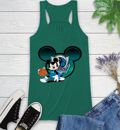 NBA Dallas Mavericks Mickey Mouse Disney Basketball Racerback Tank 7