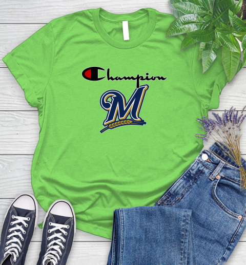 MLB Baseball Milwaukee Brewers Champion Shirt Women's T-Shirt 7