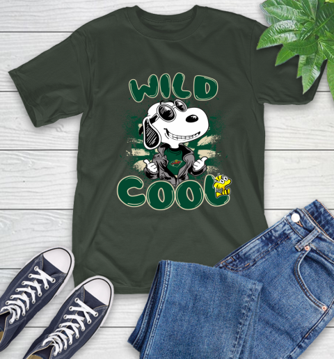 NHL Hockey Minnesota Wild Cool Snoopy Shirt T-Shirt 7 NHL Hockey Minnesota Wild Cool Snoopy Shirt T-Shirt - Image 7