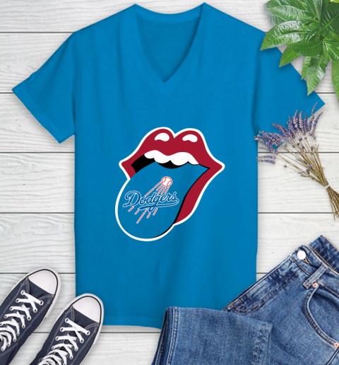 Los Angeles Dodgers MLB Baseball Lips I Root For My Team Adoring Fan 83