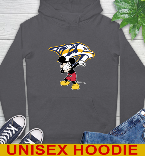 Nashville Predators NHL Hockey Dabbing Mickey Disney Sports Hoodie 7