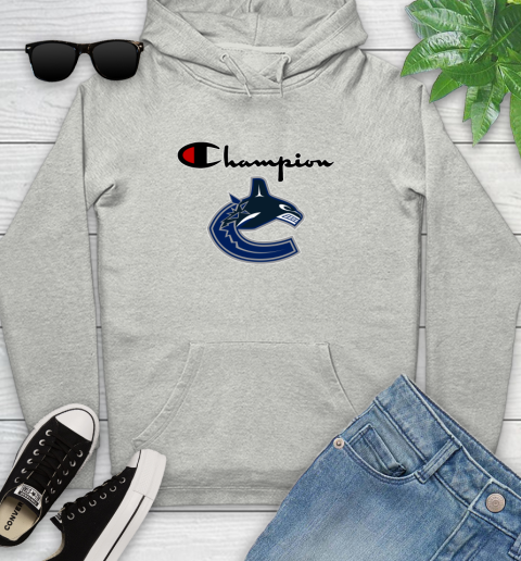 NHL Hockey Vancouver Canucks Champion Shirt Youth Hoodie