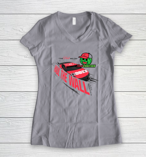 Haul The Wall Shirt Ross Chastain Women's V-Neck T-Shirt 2