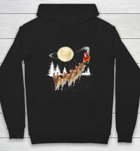 Golden Retriever Reindeer Christmas Hoodie