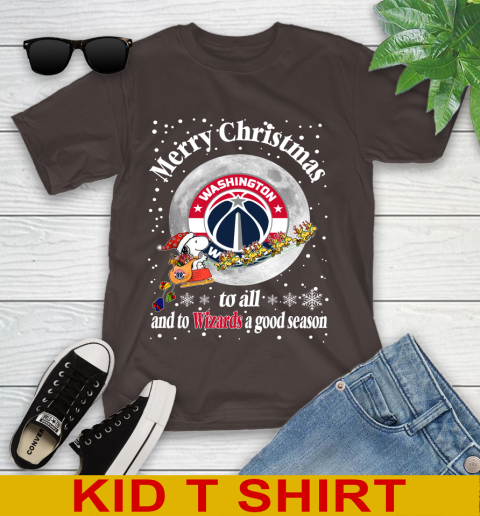 Washington Wizards Merry Christmas To All And To Wizards A Good Season NBA Basketball Sports Youth T-Shirt 6