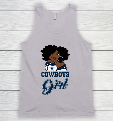 Dallas Cowboys Girl NFL Tank Top 4
