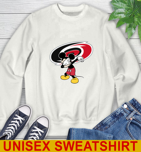 Carolina Hurricanes NHL Hockey Dabbing Mickey Disney Sports Sweatshirt