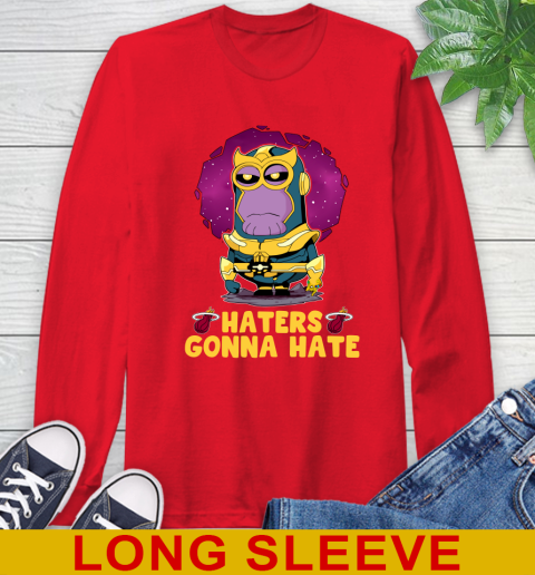 NBA Basketball Miami Heat Haters Gonna Hate Thanos Minion Marvel Shirt Long Sleeve T-Shirt 10