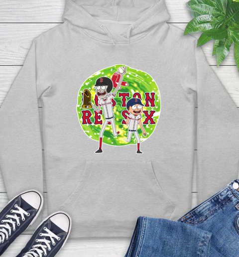 MLB Boston Red Sox Rick And Morty Commissioner's Trophy Baseball Sports Hoodie 6