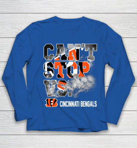 NFL Cincinnati Bengals Can't Stop Vs Youth Long Sleeve 7