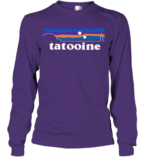 patagonia purple t shirt