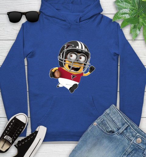 NFL Atlanta Falcons Minions Disney Football Sports Youth Hoodie 9
