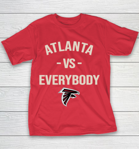 Atlanta Falcons Vs Everybody Youth T-Shirt 7