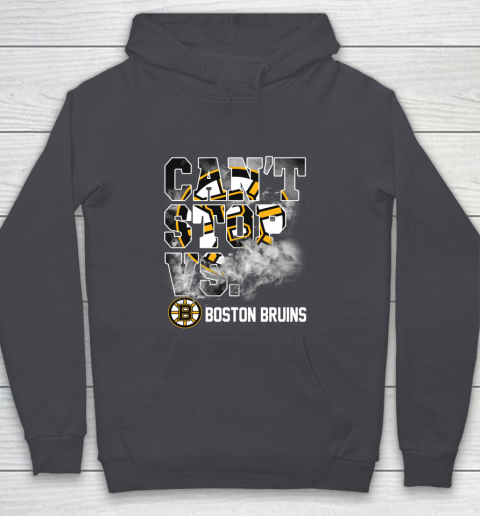 NHL Boston Bruins Hockey Can't Stop Vs Youth Hoodie 5