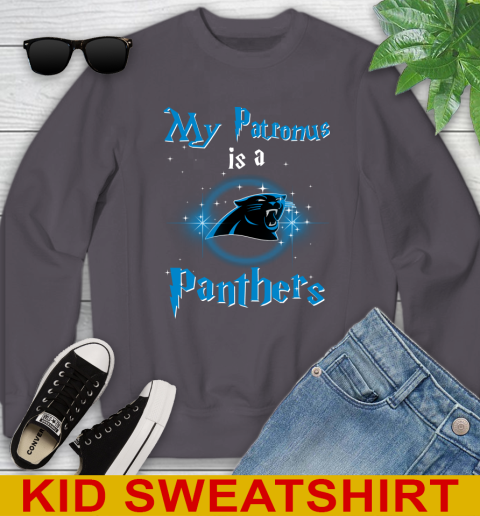 NFL Football Harry Potter My Patronus Is A Carolina Panthers Youth Sweatshirt 6 NFL Football Harry Potter My Patronus Is A Carolina Panthers Youth Sweatshirt - Image 6