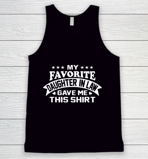 Gift For Father Mother in Law shirt From Daughter In Law Tank Top