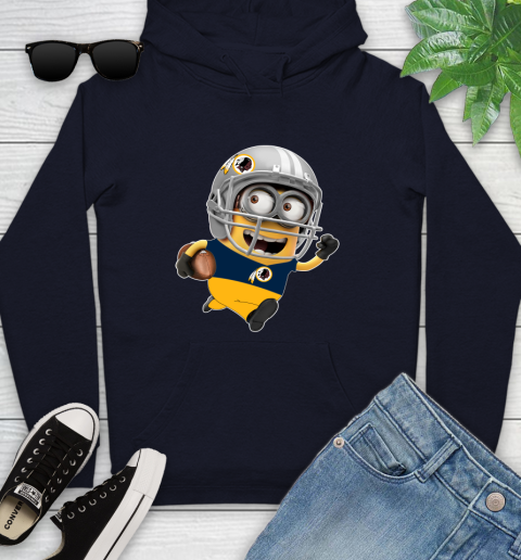 NFL Washington Redskins Minions Disney Football Sports Youth Hoodie 4