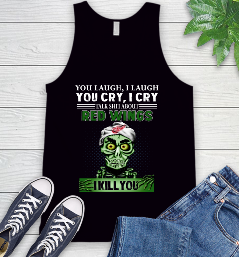 NHL Talk Shit About Detroit Red Wings I Kill You Achmed The Dead Terrorist Jeffrey Dunham Hockey Tank Top