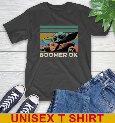 Baby Yoda Boomer OK Star Wars Vintage Shirts