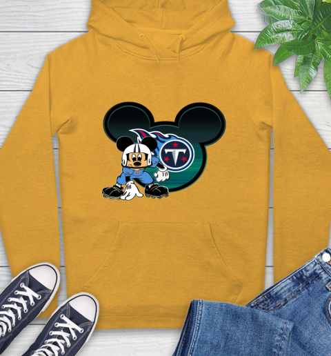 NFL Tennessee Titans Mickey Mouse Disney Football T Shirt Hoodie 3