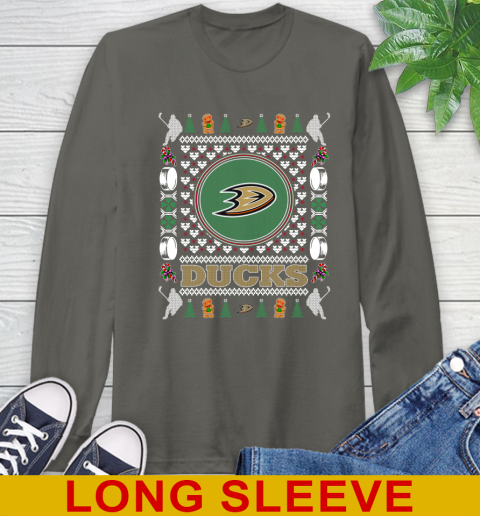Anaheim Ducks Merry Christmas NHL Hockey Loyal Fan Long Sleeve T-Shirt 10