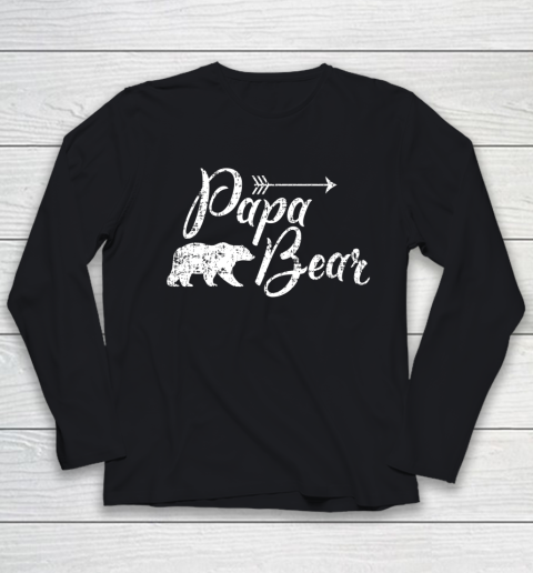 Papa Bear Mama Bear Camping Youth Long Sleeve
