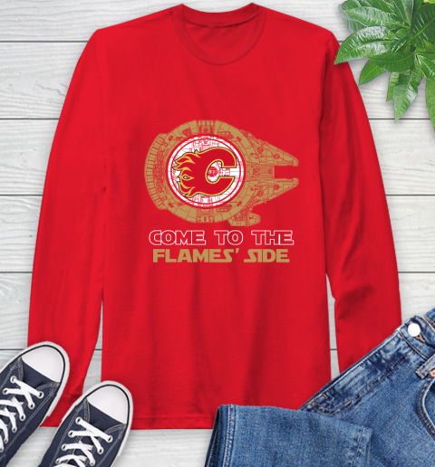 NHL Come To The Calgary Flames Wars Hockey Sports Long Sleeve T-Shirt 11