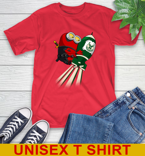 NBA Basketball Milwaukee Bucks Deadpool Minion Marvel Shirt T-Shirt 12