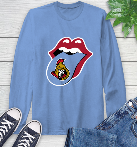 Ottawa Senators NHL Hockey Lips I Root For My Team Adoring Fan 68