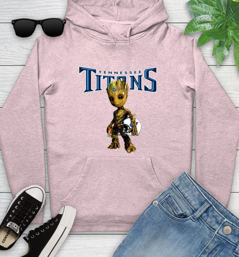 Tennessee Titans NFL Football Groot Marvel Guardians Of The Galaxy Youth Hoodie 10