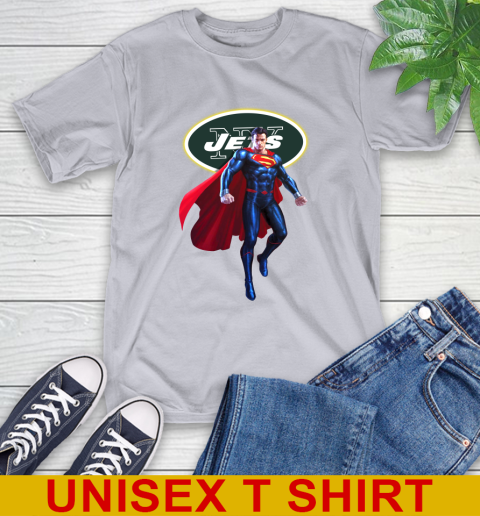 NFL Superman DC Sports Football New York Jets T-Shirt 6