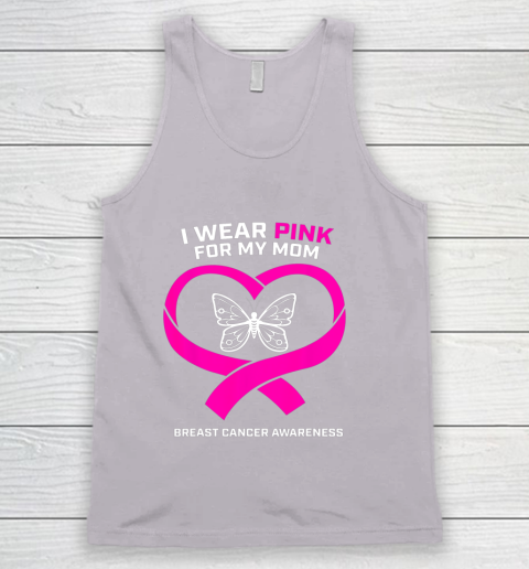 Men Women Kids Wear Pink For My Mom Breast Cancer Awareness Tank Top 3