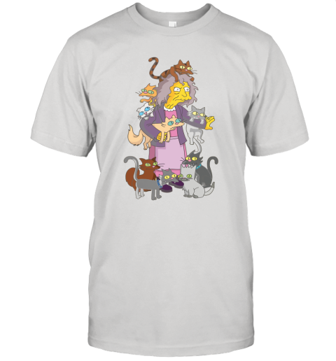 The Simpsons Crazy Cat Lady Eleanor Abernathy Shirts