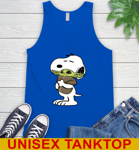 Snoopy Hugging Baby Yoda Shirt 74