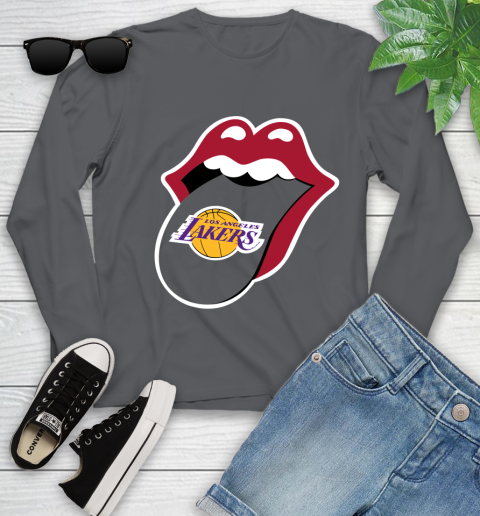 Los Angeles Lakers NBA Basketball Lips I Root For My Team Adoring Fan 132