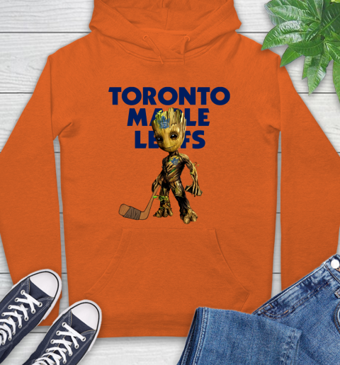 Toronto Maple Leafs NHL Hockey Groot Marvel Guardians Of The Galaxy Hoodie 5