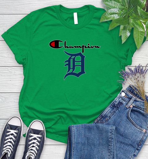 MLB Baseball Detroit Tigers Champion Shirt Women's T-Shirt 4