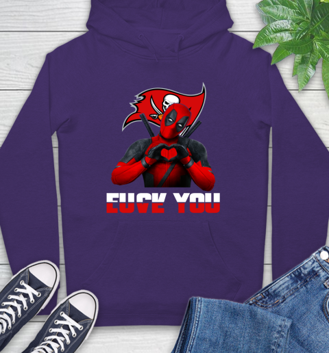 NHL Tampa Bay Buccaneers Deadpool Love You Fuck You Football Sports Hoodie 5